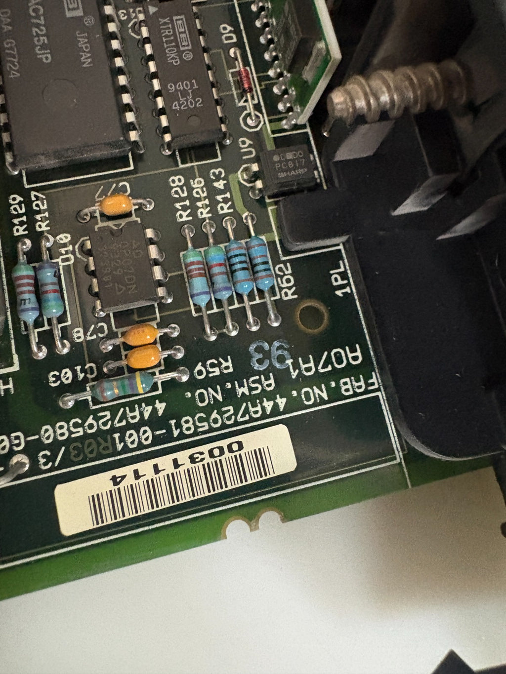 GE-FANUC PC BOARD ADD ON BOARD 44A729581-001 R08/34