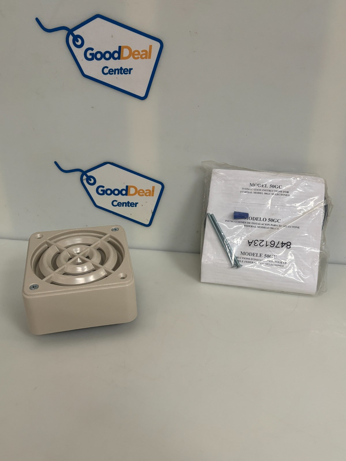 FEDERAL SIGNAL SELECTONE AUDIBLE SIGNAL AMPLIFIED SPEAKER #50GC0