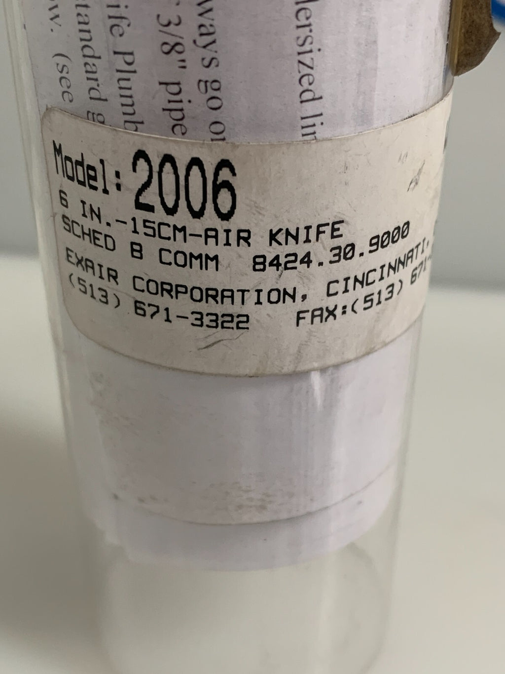 EXAIR  6'' Standard Air Knife  250PSIG  #20062