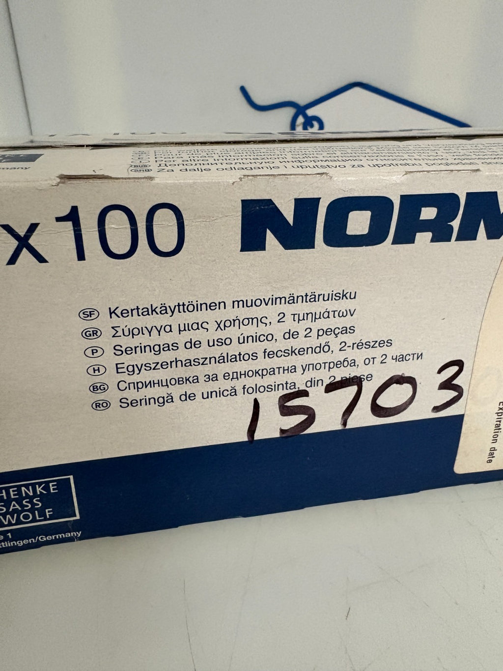 HENKE SASS WOLF 5ML (6ML) LUER LOCK #4050X00V0 100 PER BOX1
