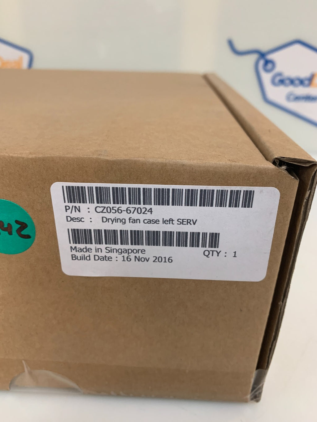 HP Drying Fan Case Left Serv CZ056-67024