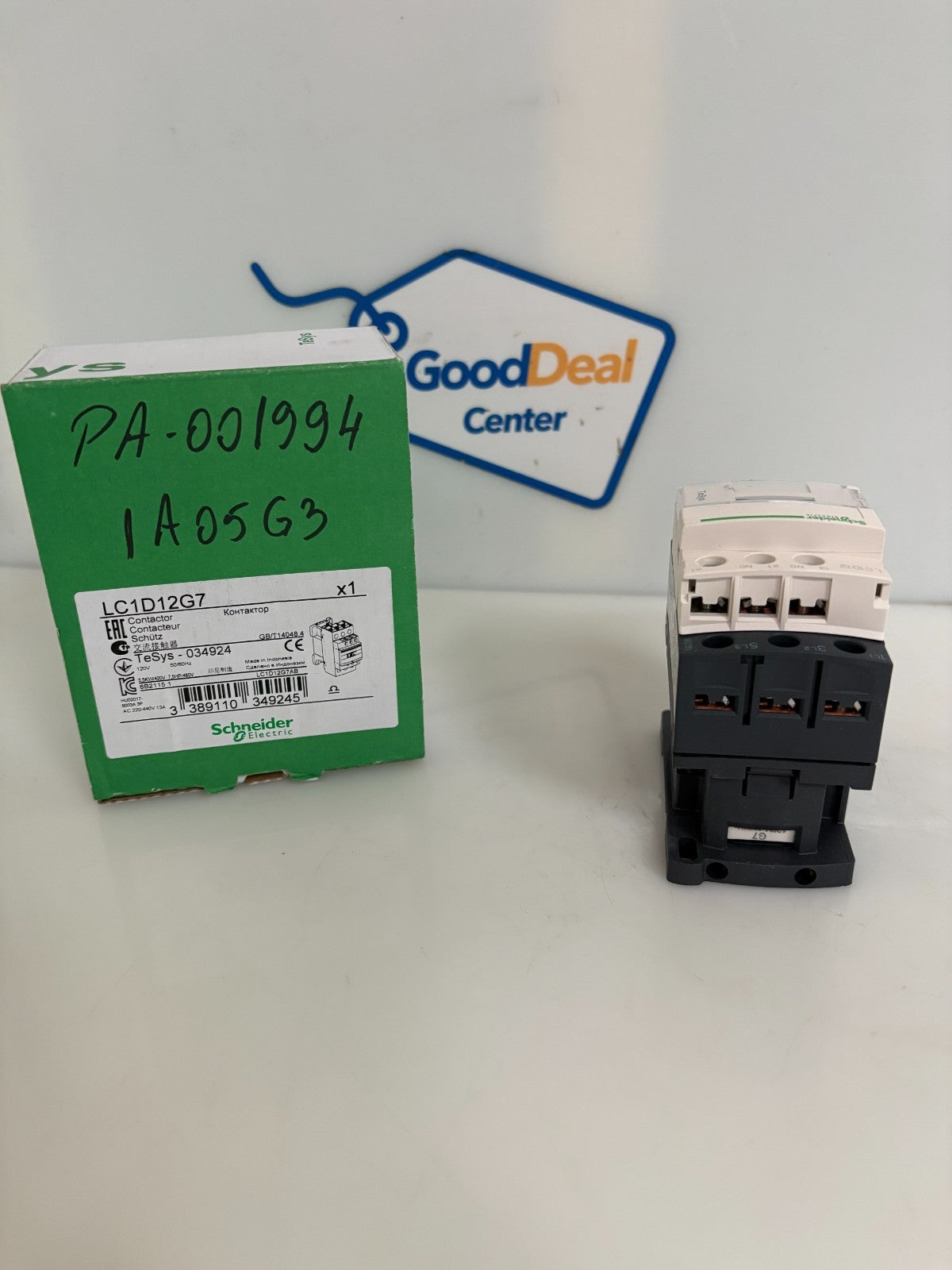 SCHNEIDER CONTACTOR LC1D12G7