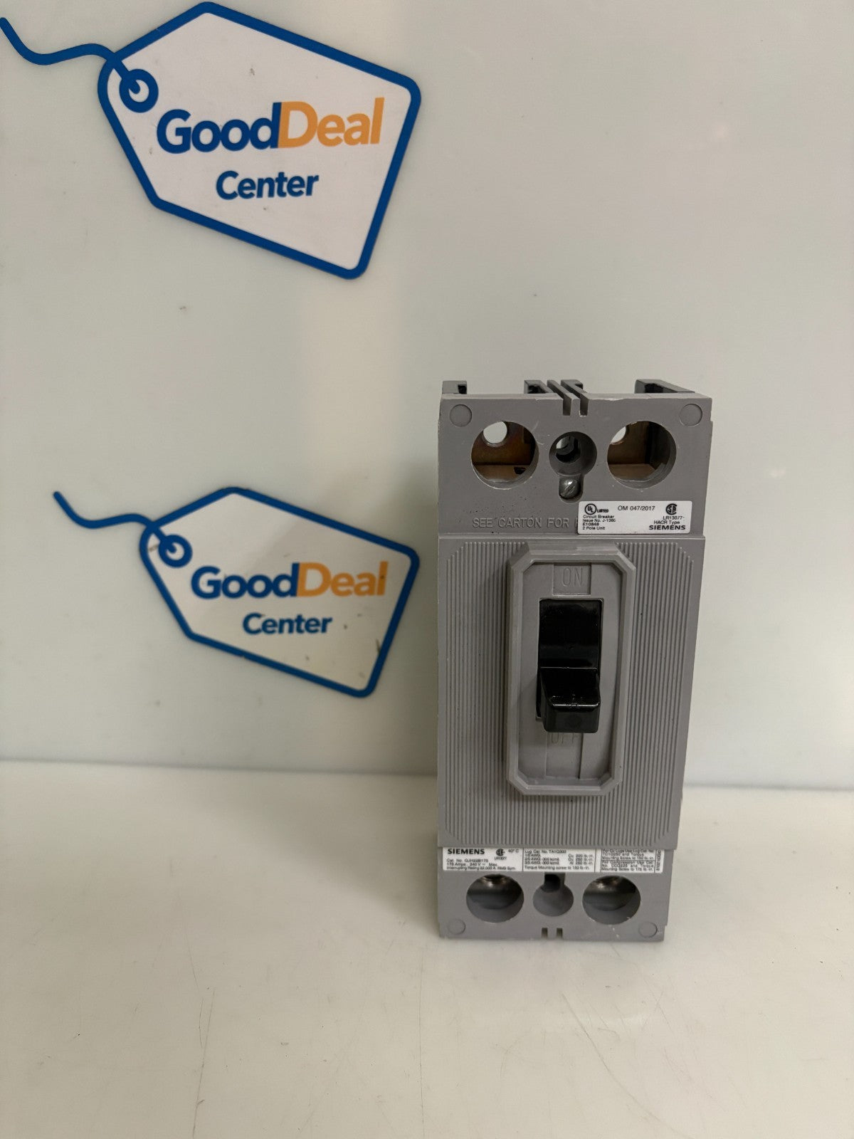 SIEMENS 175 AMP CIRCUIT BREAKER QJH22B1750
