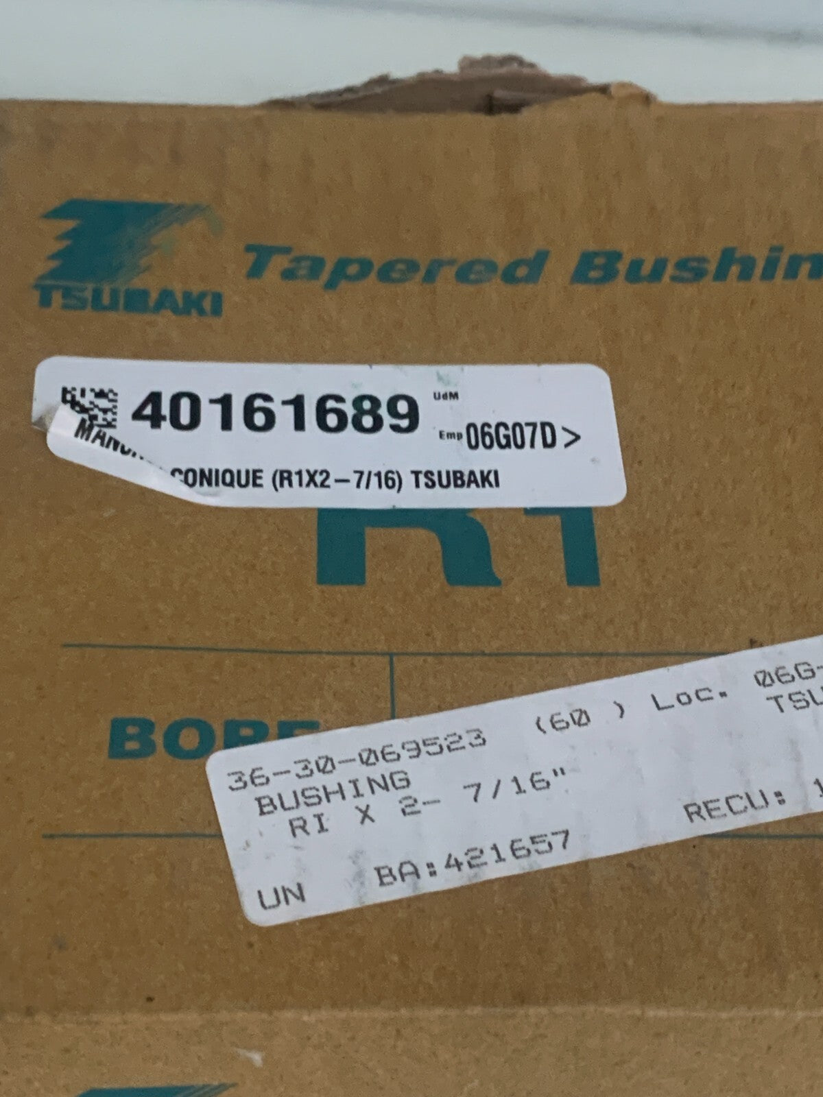 TSUBAKI RI TAPERED BUSHING 2 7/16" BORE2