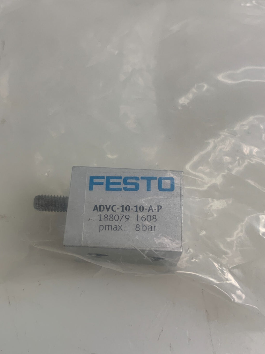 Lot of 2 Festo Compact Cylinder AVDC-10-10-A-P 1880791