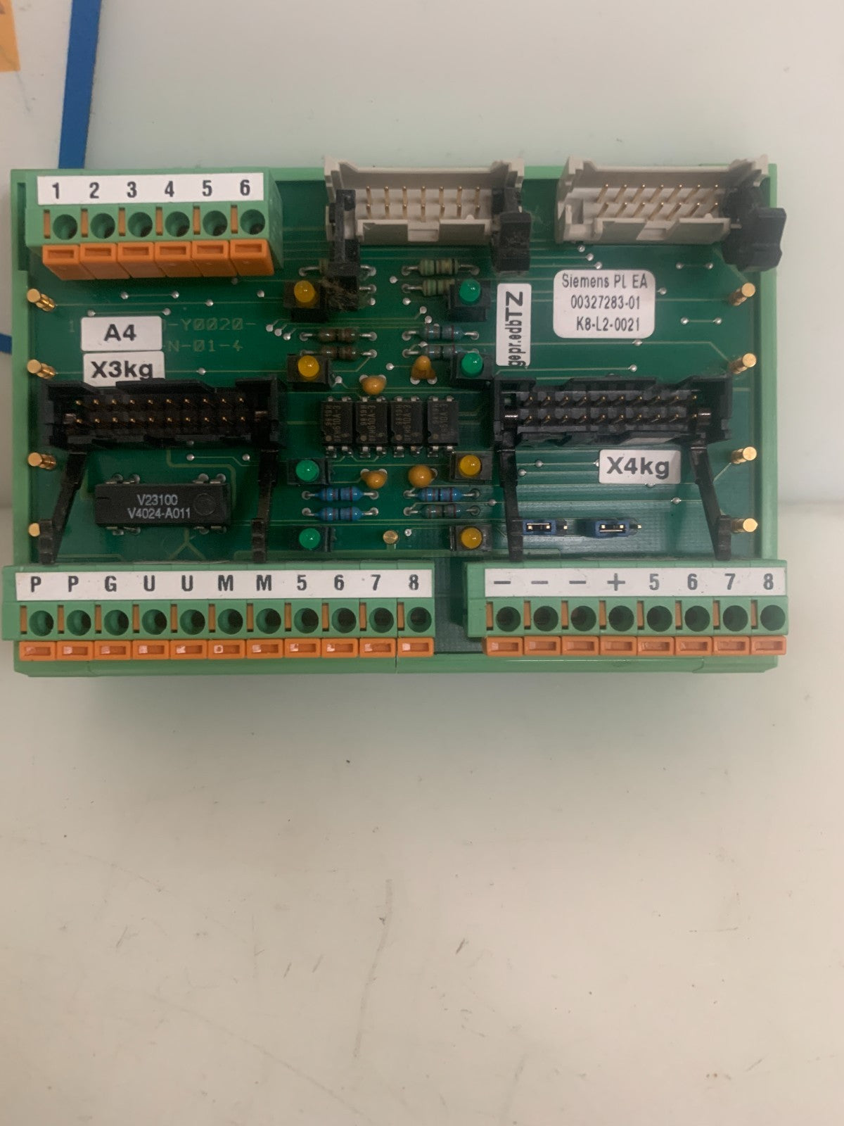 SIEMENS PLEA INTERFACE MODULE 0327283-01 PHOENIX CONTACT UMK-SE 11.25-1