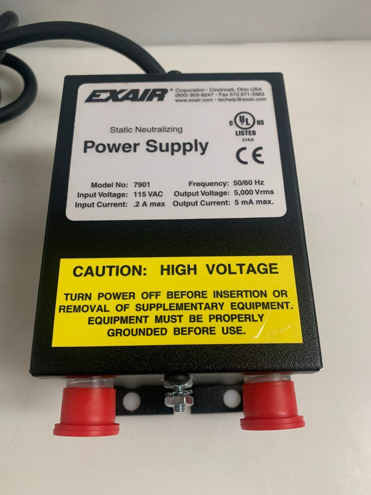 EXAIR STATIC NEUTRALIZING POWER SUPPLY #7901