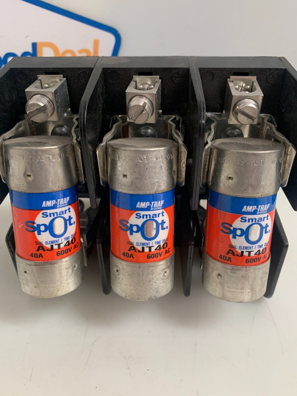 FERRAZ SHAWMUT FUSE HOLDER 6060BJ 600 V 60A W/3 AMP TRAP SMART SPOT