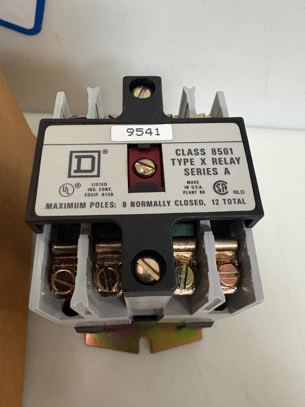 SQUARE D AC CONTROL RELAY 8501 X020V02 1