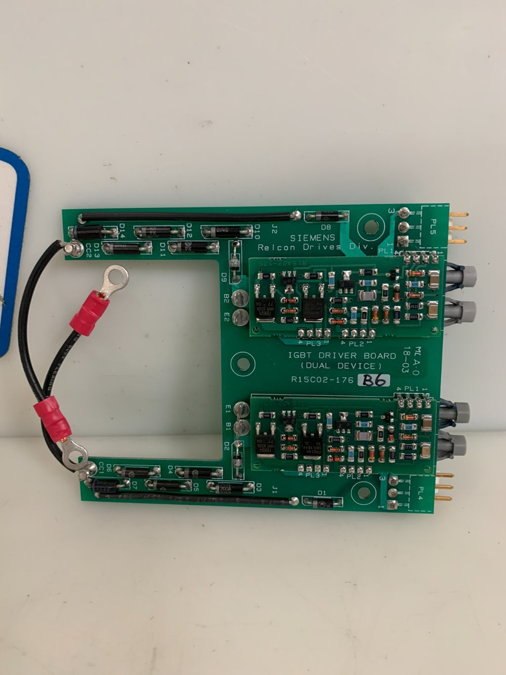 SIEMENS IGBT DRIVER BOARD (DUAL DEVICE) R15CO2-176 B6