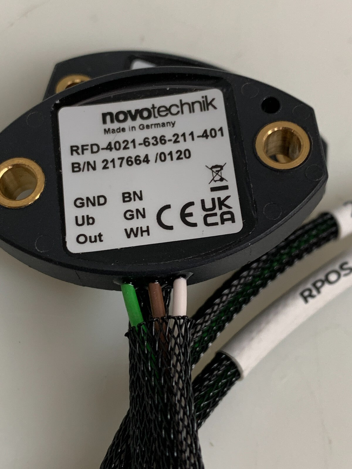 NOVOTECHNIK  Position Sensor  RDF-4021-618-211-401   (Lot of 2)