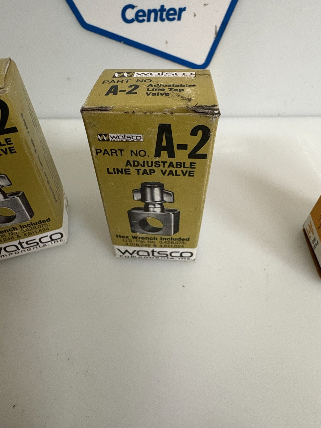 WATSCO ADJUSTABLE LINE TAP VALVE MIX LOT OF 3 1X A-1 2X A-2
