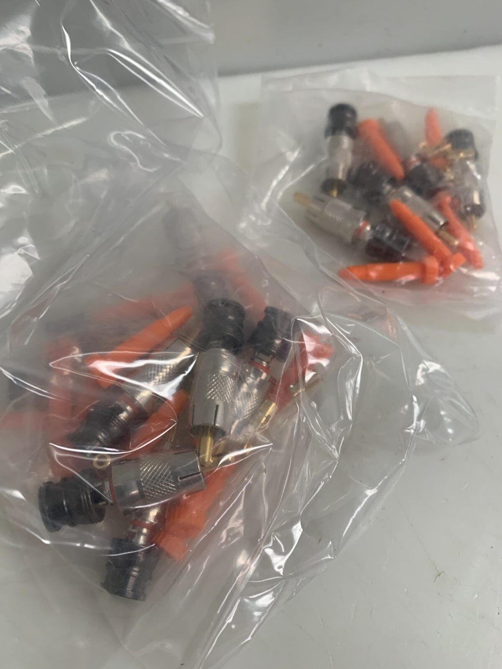 LOT OF 15 LIBERTY CM-RGB-RCA CONNECTEC 26 AWG NICKEL 3X5 UNIT2