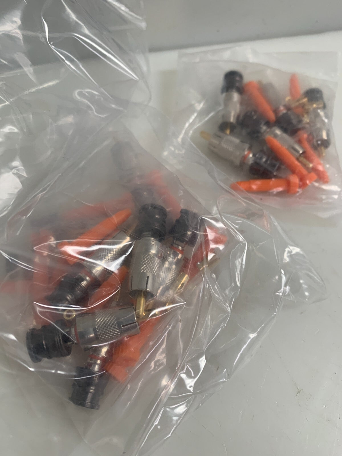 LOT OF 15 LIBERTY CM-RGB-RCA CONNECTEC 26 AWG NICKEL 3X5 UNIT2