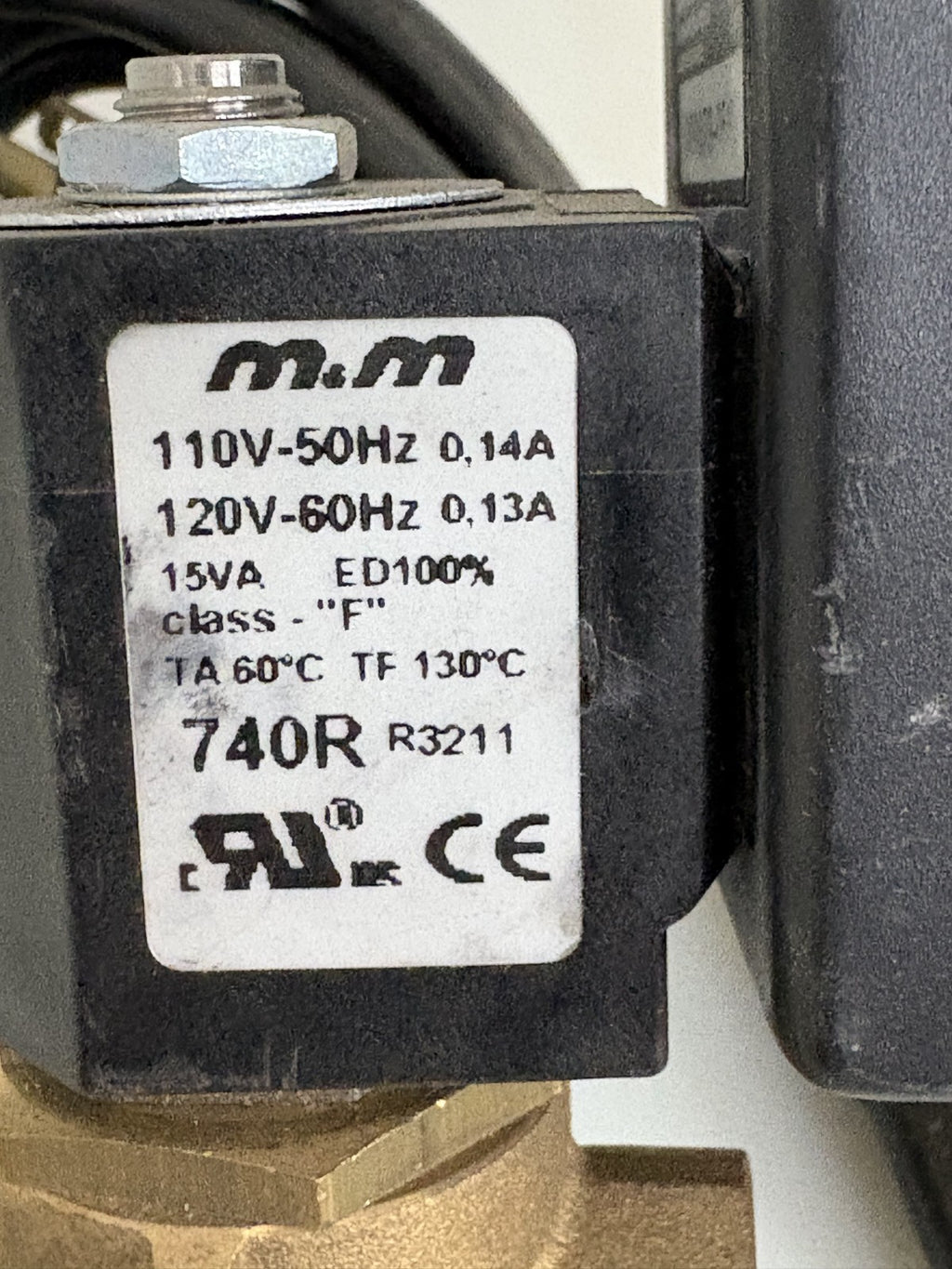M&M INTERNATIONAL SOLENOID VALVE D266DVUN1 W/TIMER AT2000