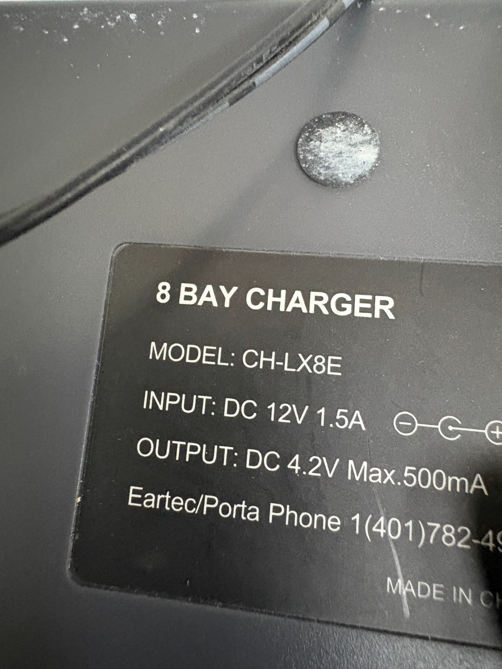 EARTEC/PORTA PHONE MIX LOT 1X8 BAY CHARGER CH-LX8E 2X 2 BAY CHARGER  CH-LX2E5