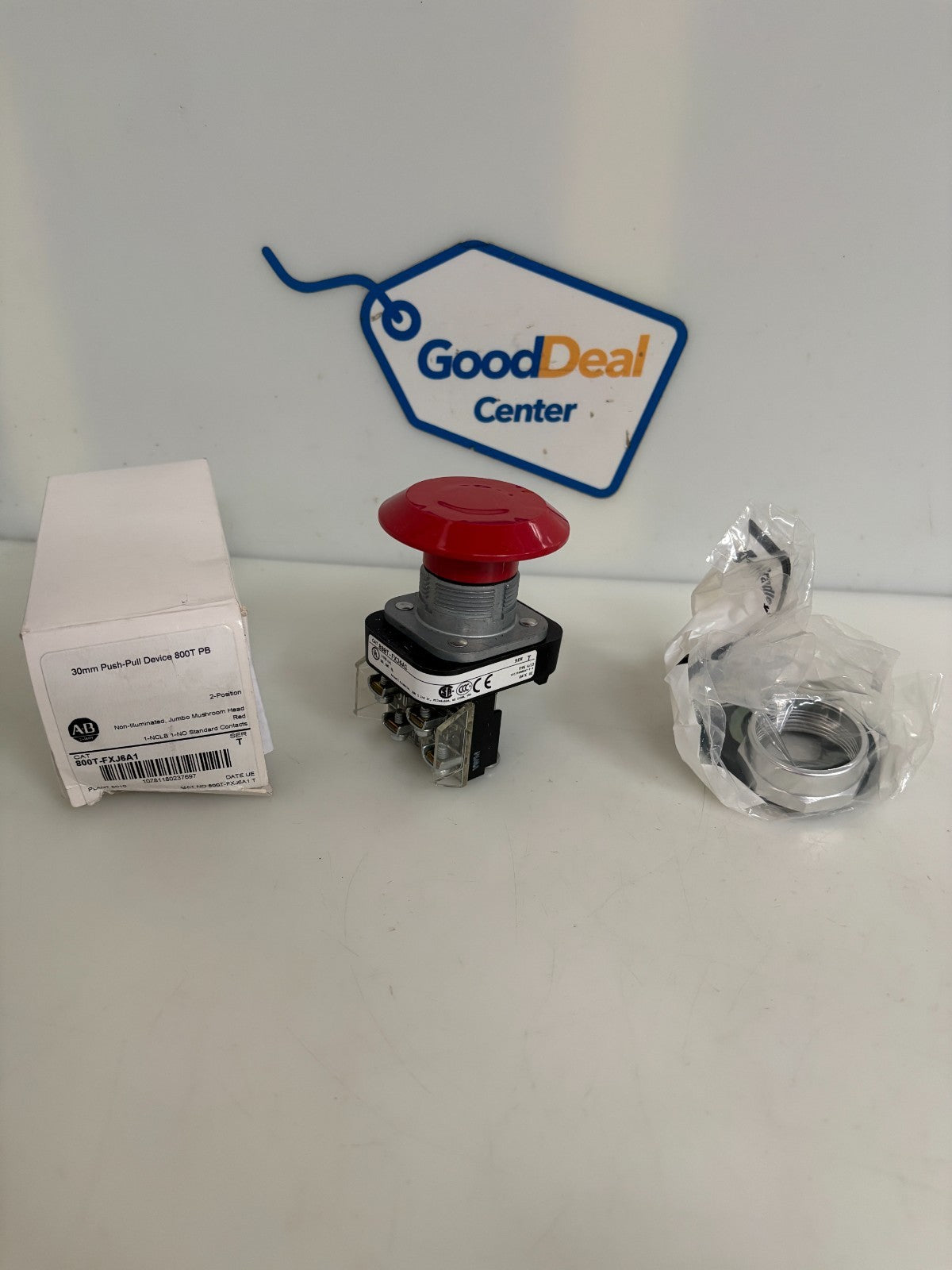 ALLEN BRADLEY RED 30MM PUSH PULL DEVICE 800T-FXJ6A10