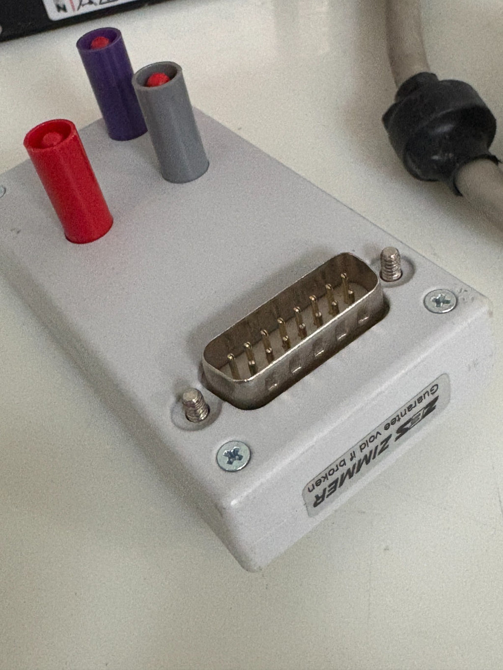 ZES ZIMMER PCT 200 W SENSOR ADAPTOR L60-X-ADSE AND PCT200-K-L6 CABLE