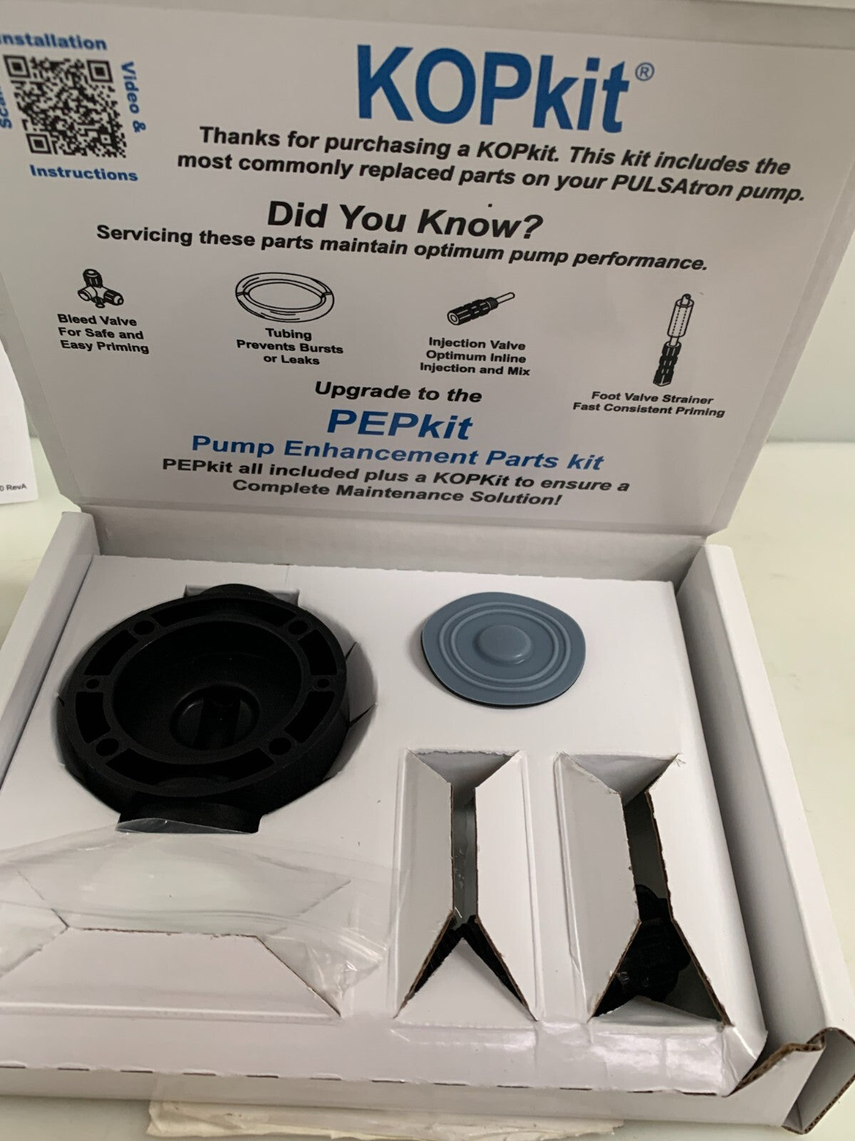 PULSAFEEDER METERING PUMP KIT KOPKIT K3PTC1