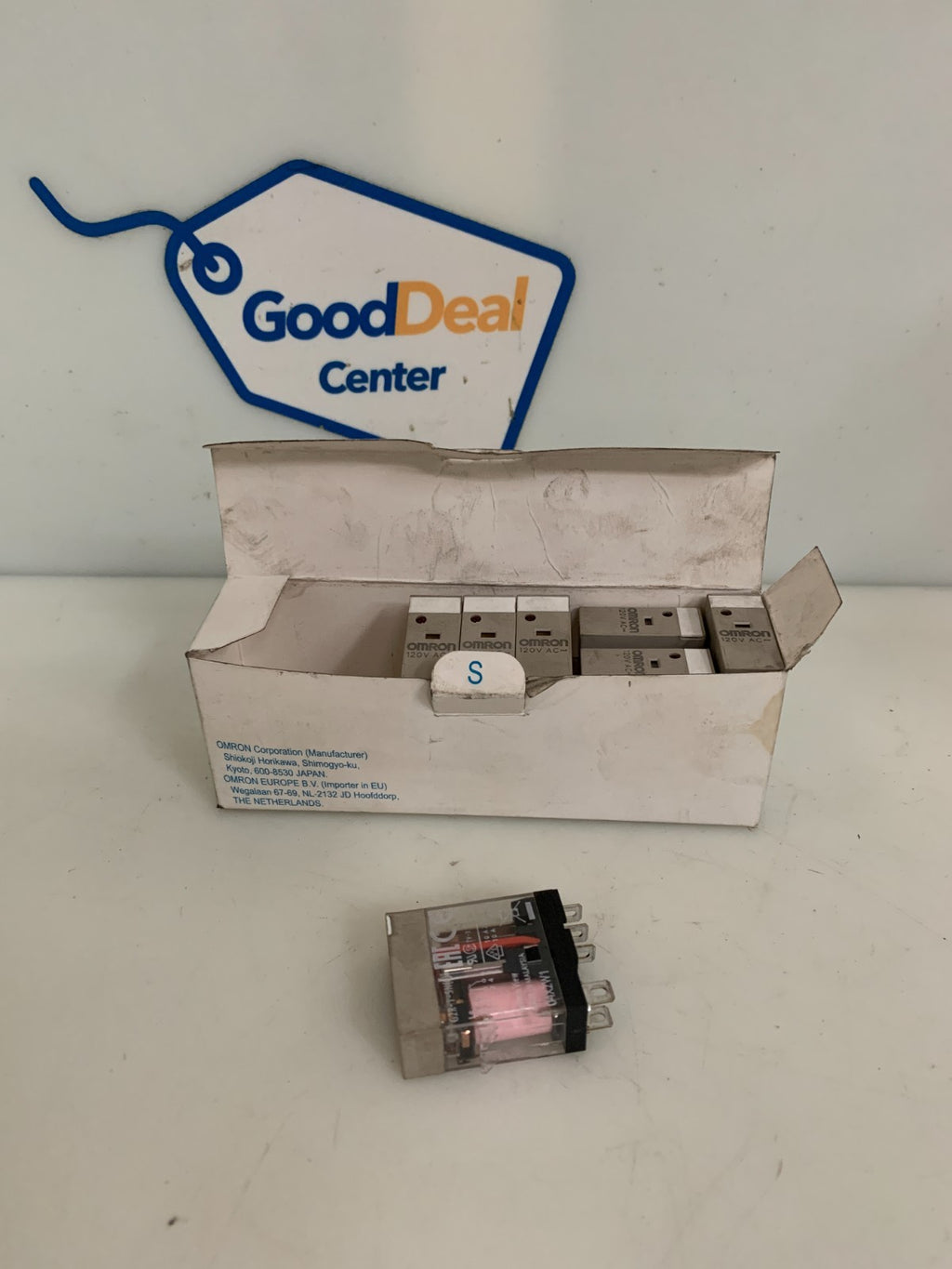 LOT OF 7 OMRON RELAY 5 PIN W/LED INDICATOR0