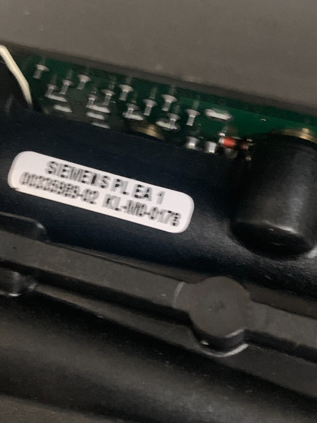 SIEMENS PLEA 1 VACUUM GENERATOR 00335989-023