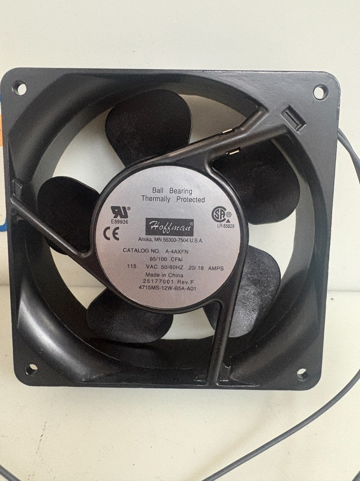 HOFFMAN 5 BLADES COOLING FAN A4AXFN 1