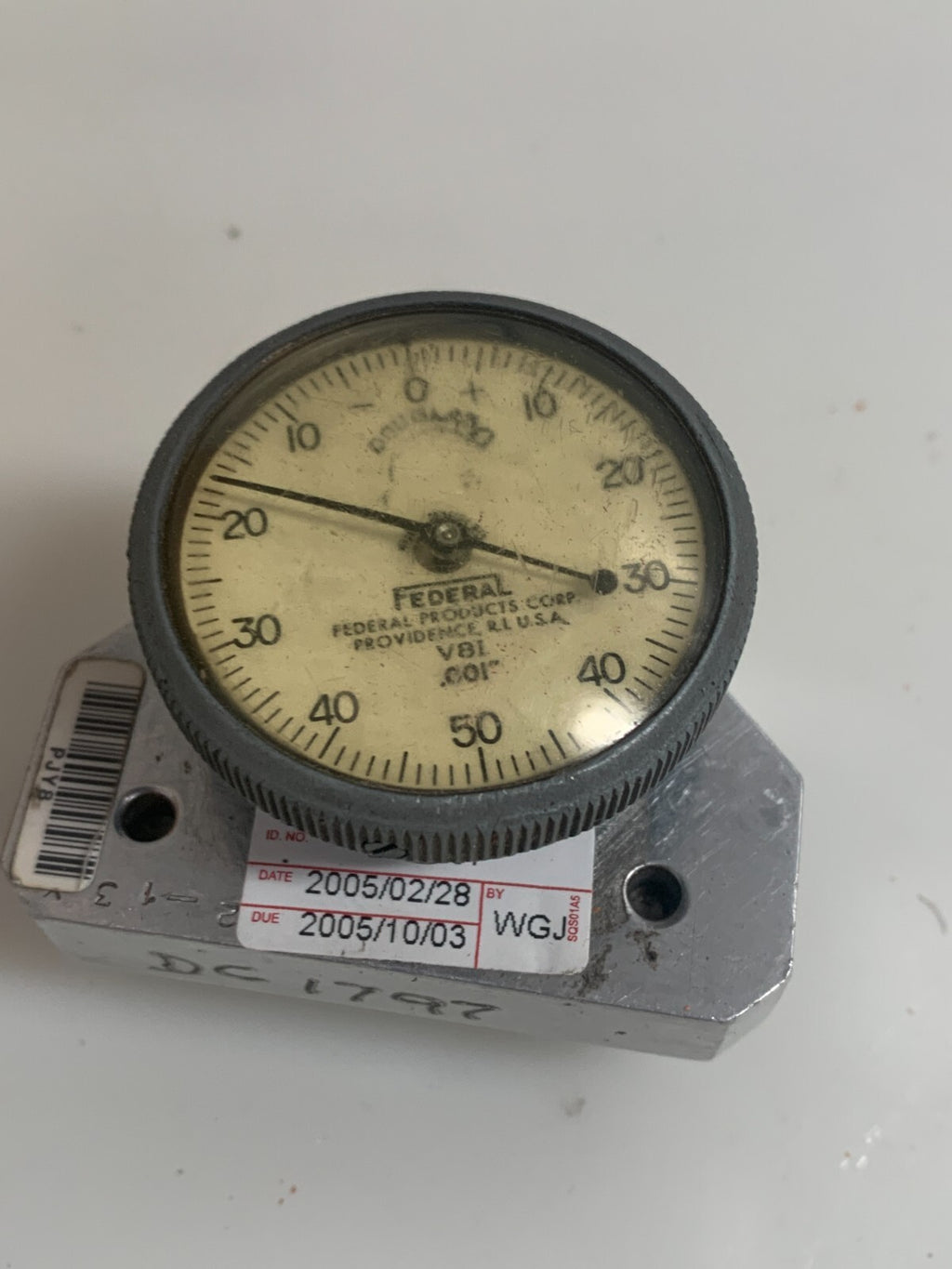 FEDERAL DOUGLAS Vintage V81 Dial Indicator1