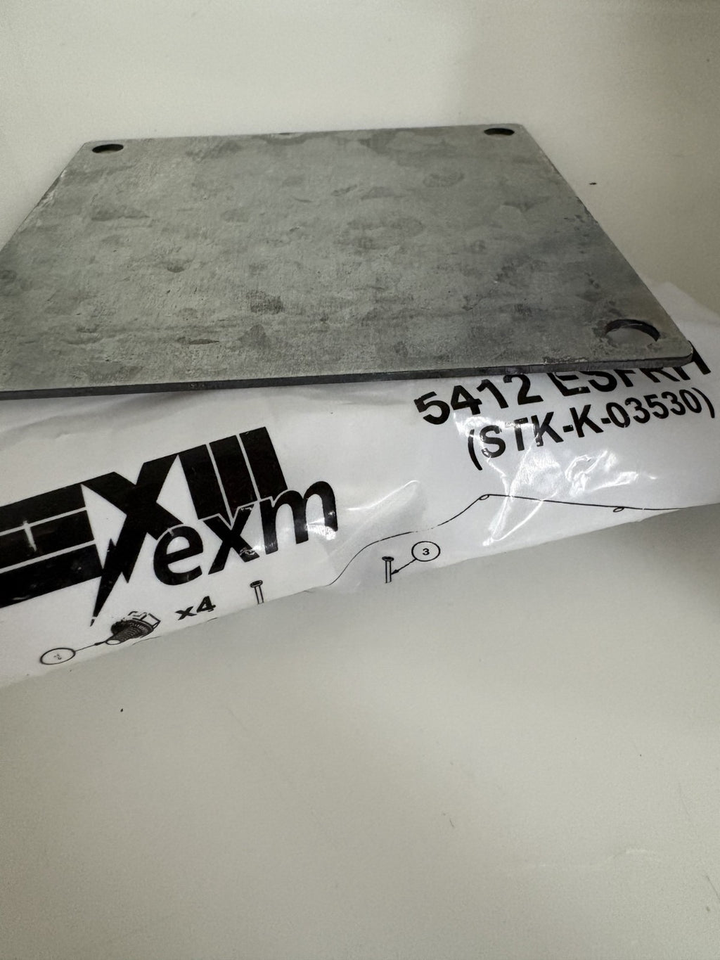 EUROBEX EXM FIBERGLASS CORROSION RESISTANT ENCLOSURE 5412 ESFRH060604