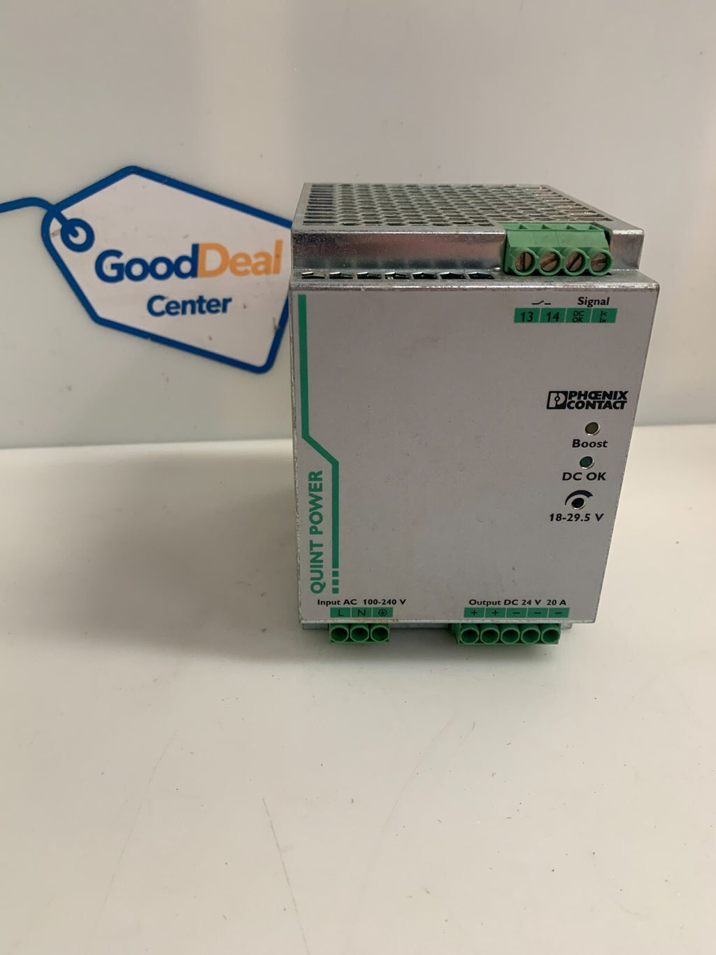 PHOENIX CONTACT QUINT POWER SUPPLY QUINT-PS/1AC/24DC/20 #28667760