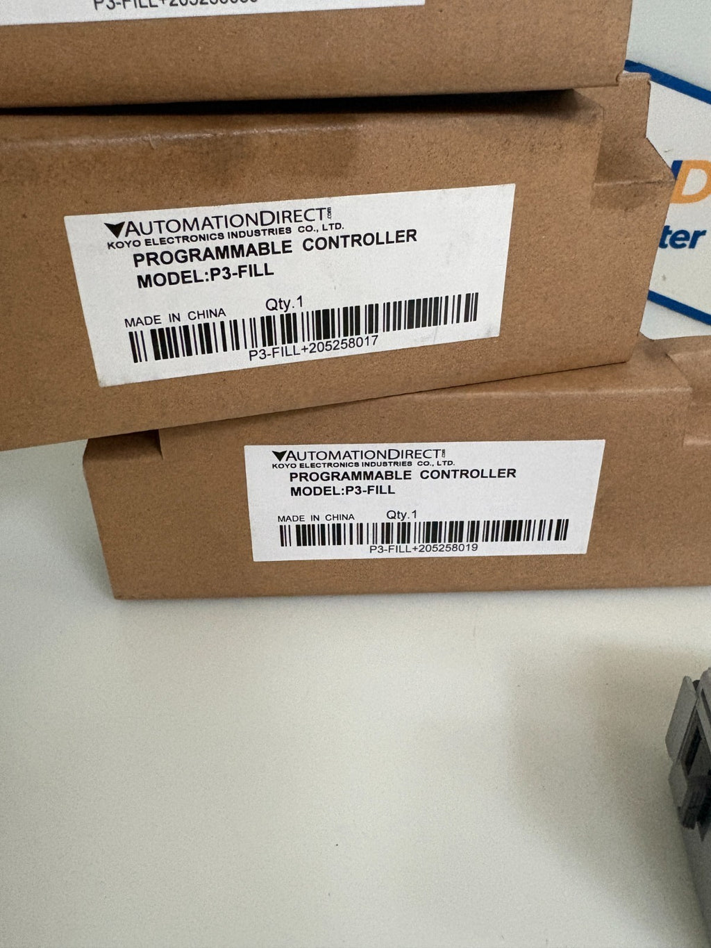 LOT OF 5 AUTOMATION DIRECT PROGRAMMABLE CONTROLLER P3-FILL
