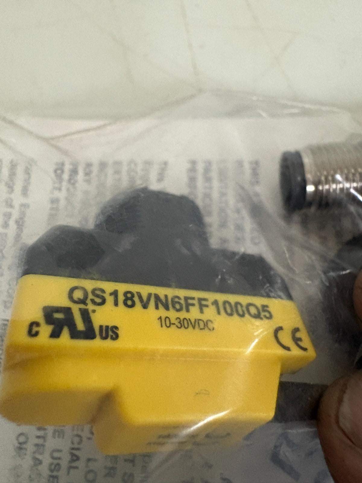 BANNER PHOTOELECTRIC SWITCH SENSOR QS18VN6FF100Q53