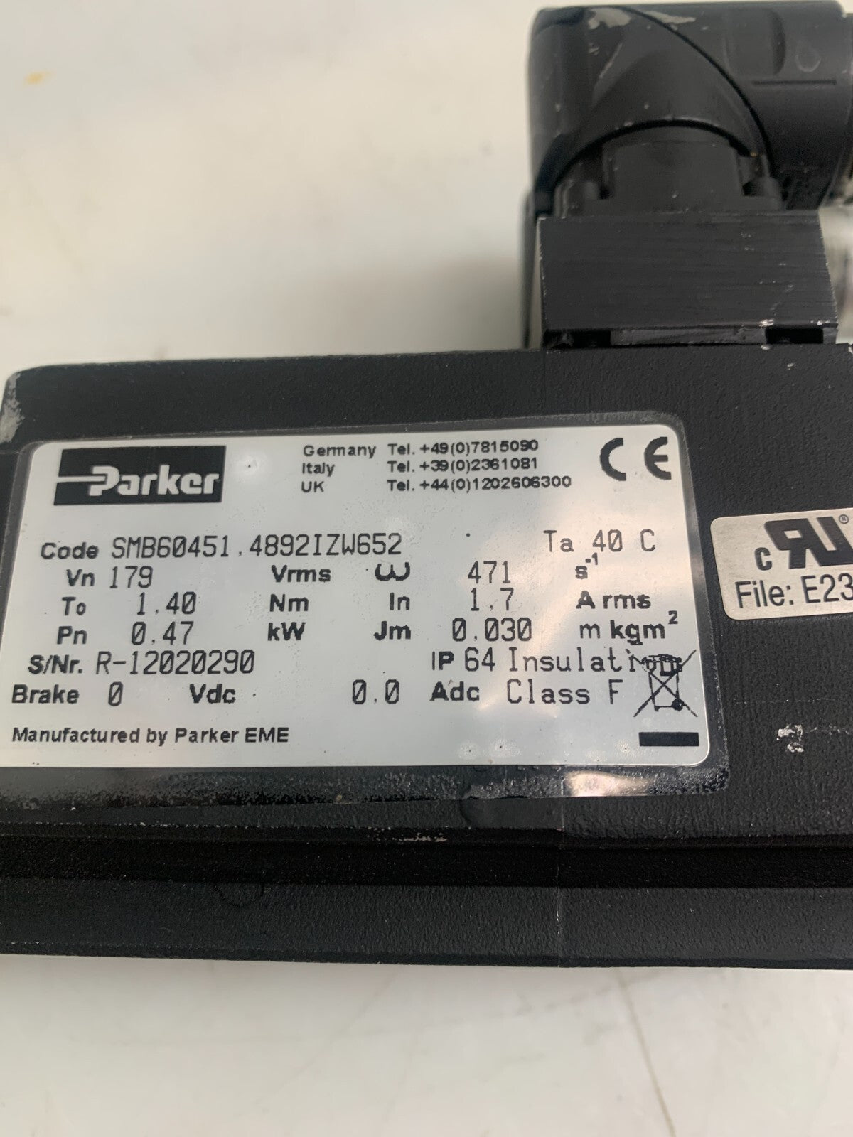 PARKER  SMB60451  4892IZW652  AC Servo Motor