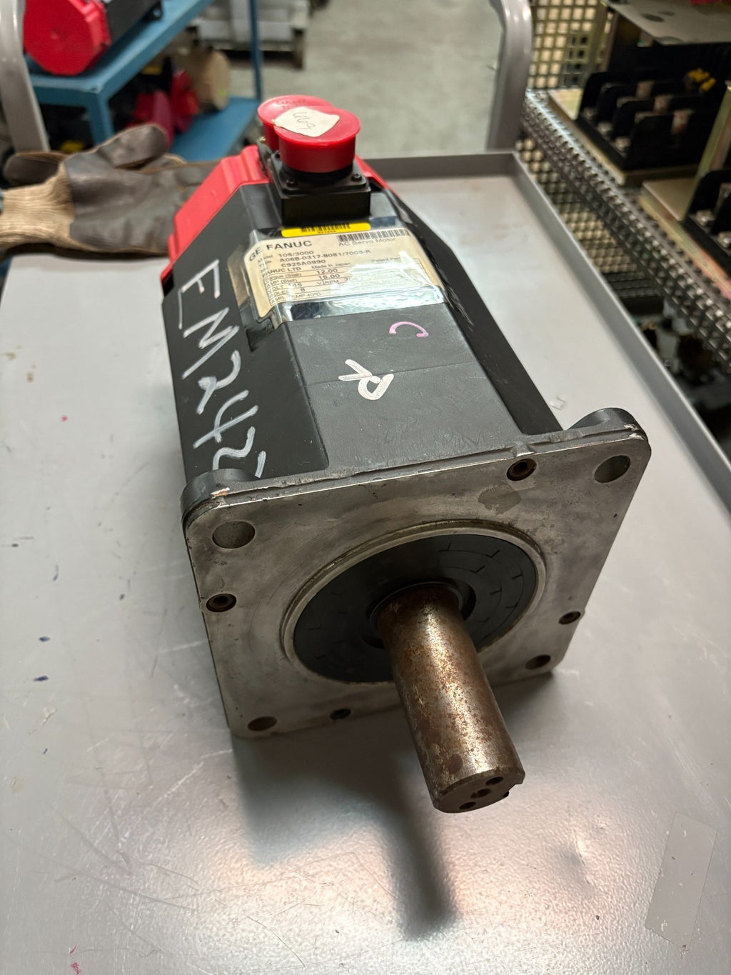 FANUC AC SERVO MOTOR MODEL 10S/3000 A 06B-0317-B081/7008-R0