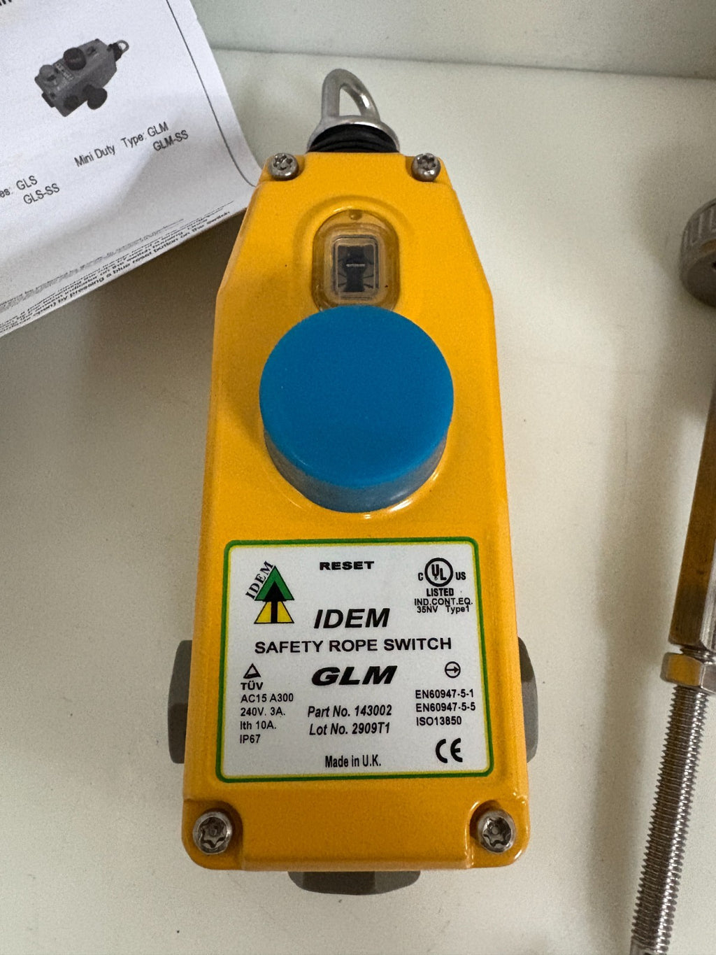 IDEM GLM SAFETY ROPE SWITCH #143002