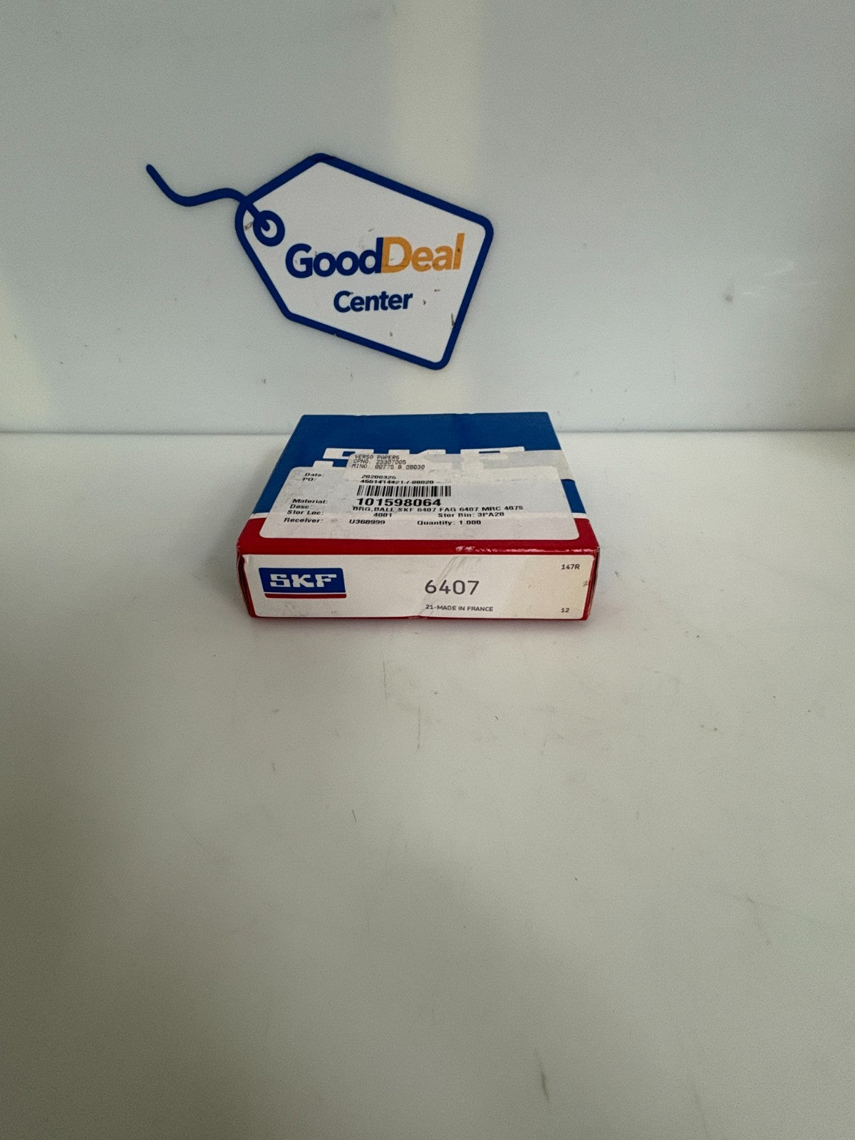 SKF #6407 DEEP GROVE BEARING