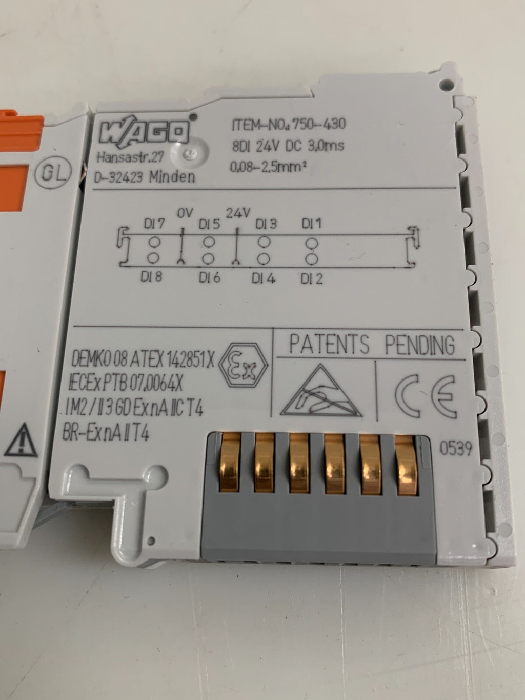 LOT OF 3 WAGO PLC MODULE 750-4302