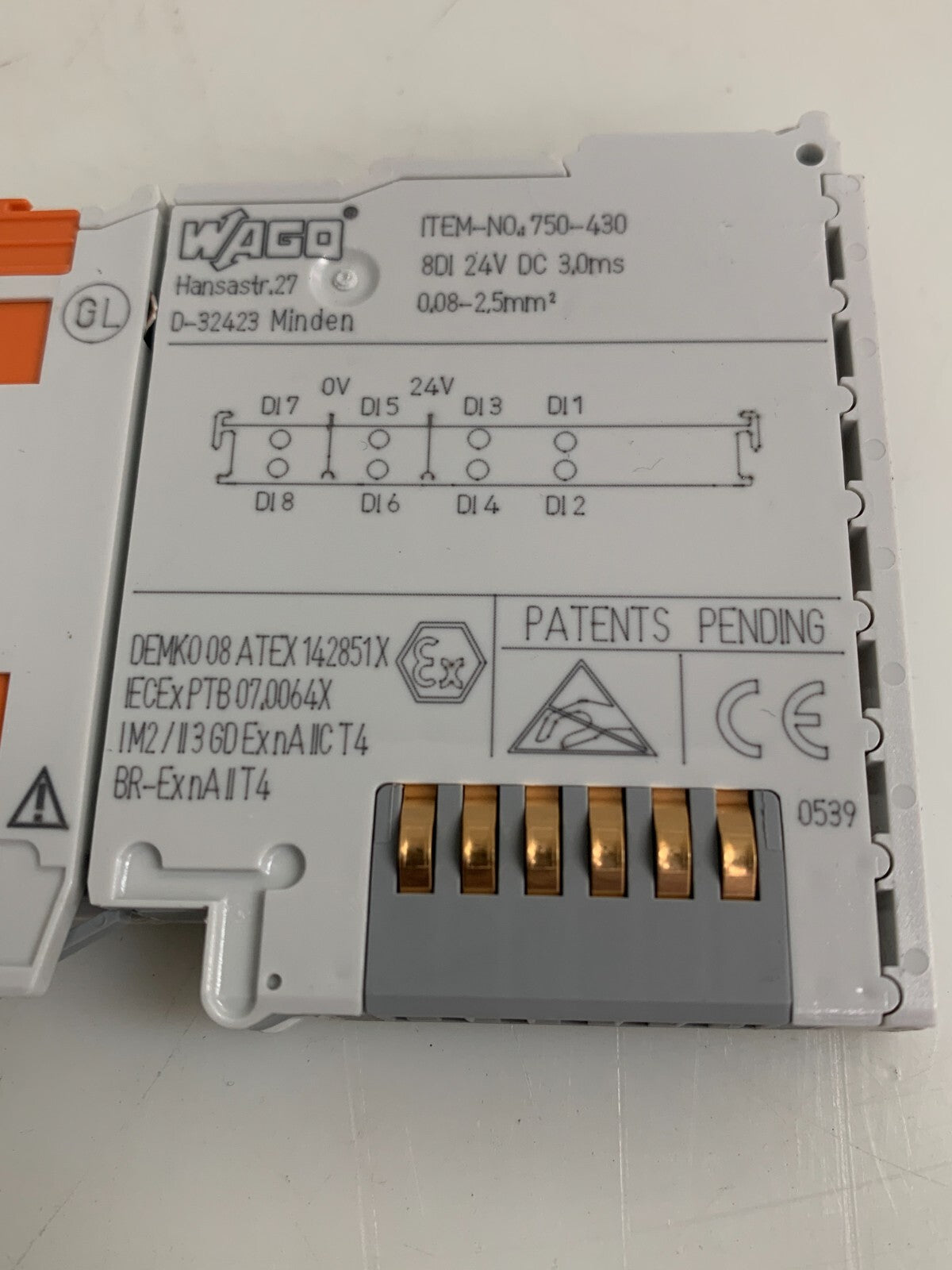 LOT OF 3 WAGO PLC MODULE 750-4302