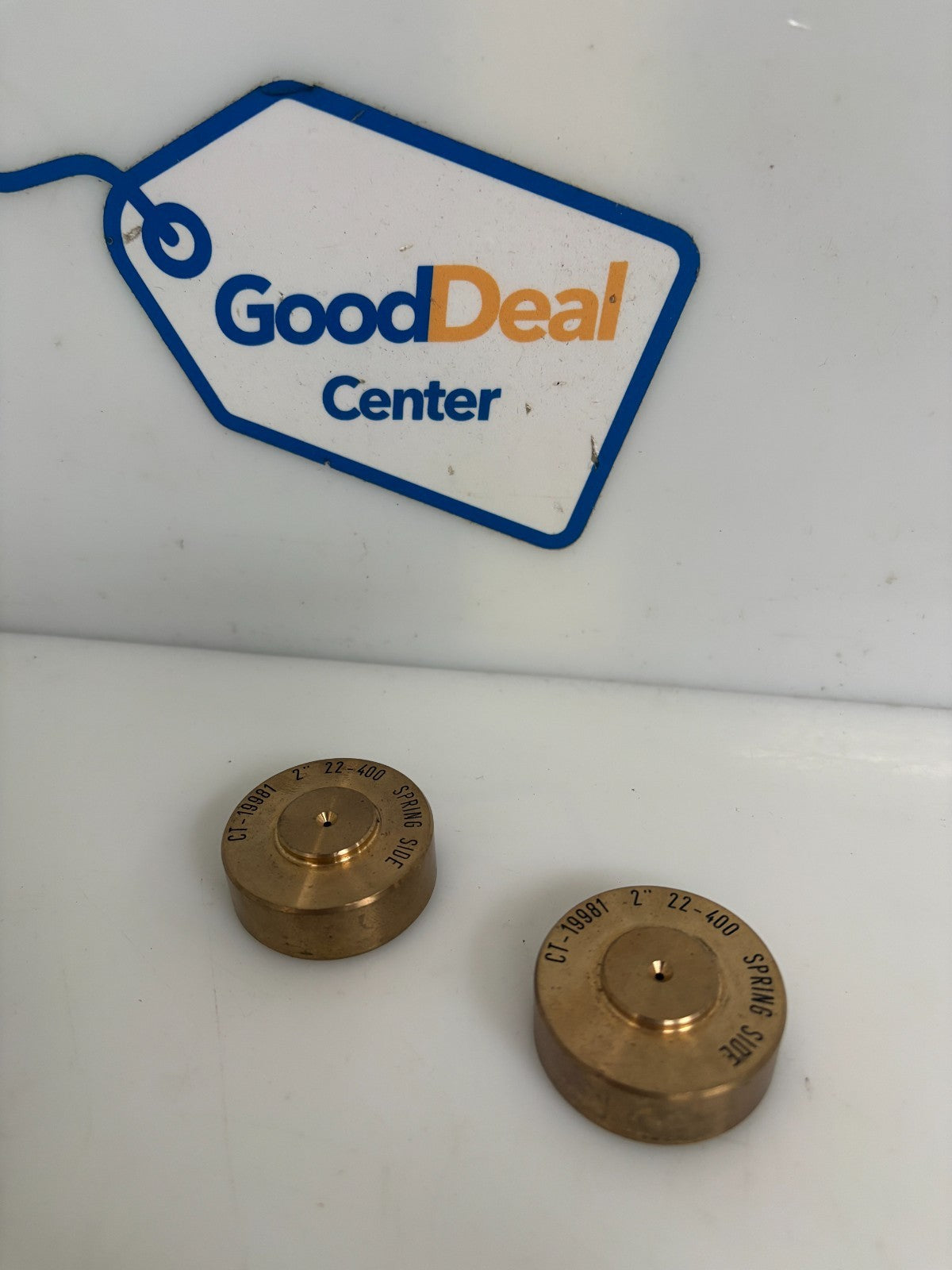 LOT OF 2 COMBI TOOL SPRING SIDE BRASS 2" 22-400 CT-19981