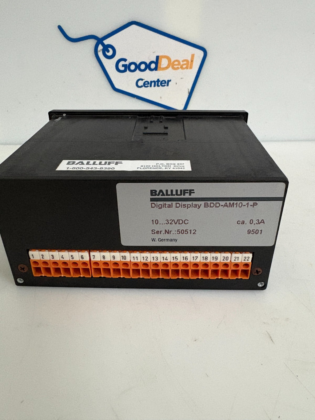 BALLUFF DIGITAL DISPLAY LINEAR DISPLACEMENT TRANSDUCERS BDD-AM10-1-P1