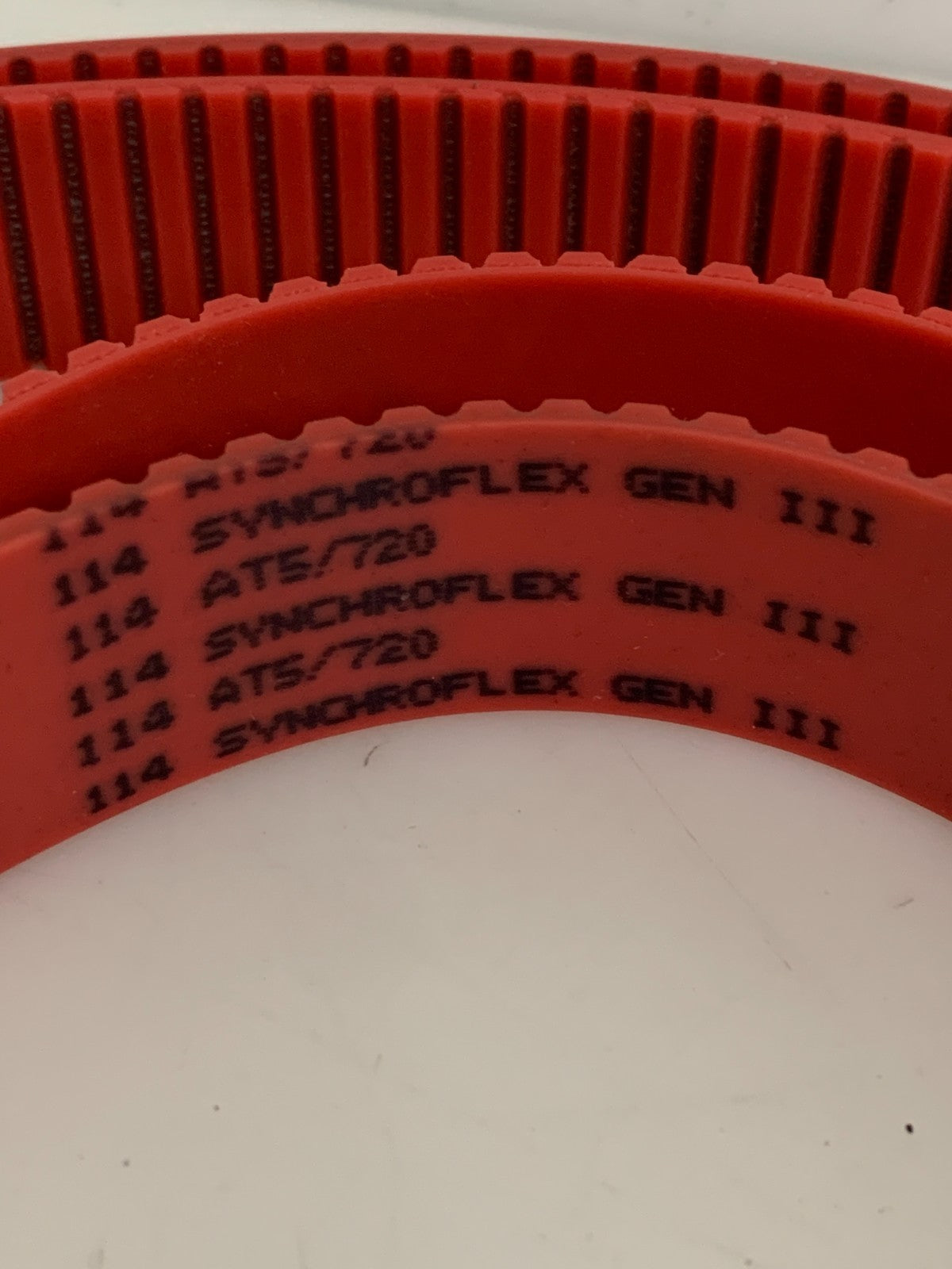 LOT OF 2 CONTINENTAL SYNCHROFLEX POLYURETHANE 114 AT5/720