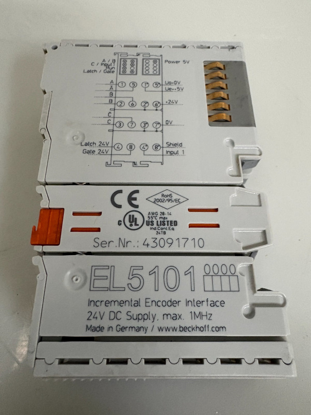 BECKHOFF INCREMENTAL ENCODER INTERFACE EL 51013