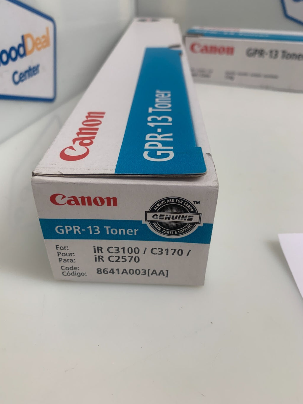 LOT OF 2 CANON GPR-13 GPR13 Canon IR C2570/C3100/C3170 Cyan Toner 8640A003AA