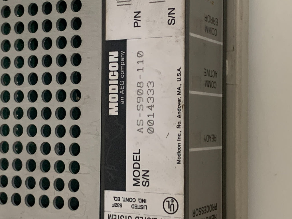 MODICON S908 AEG REMOTE INPUT/OUTPUT PROCESSOR AS-S908-1103