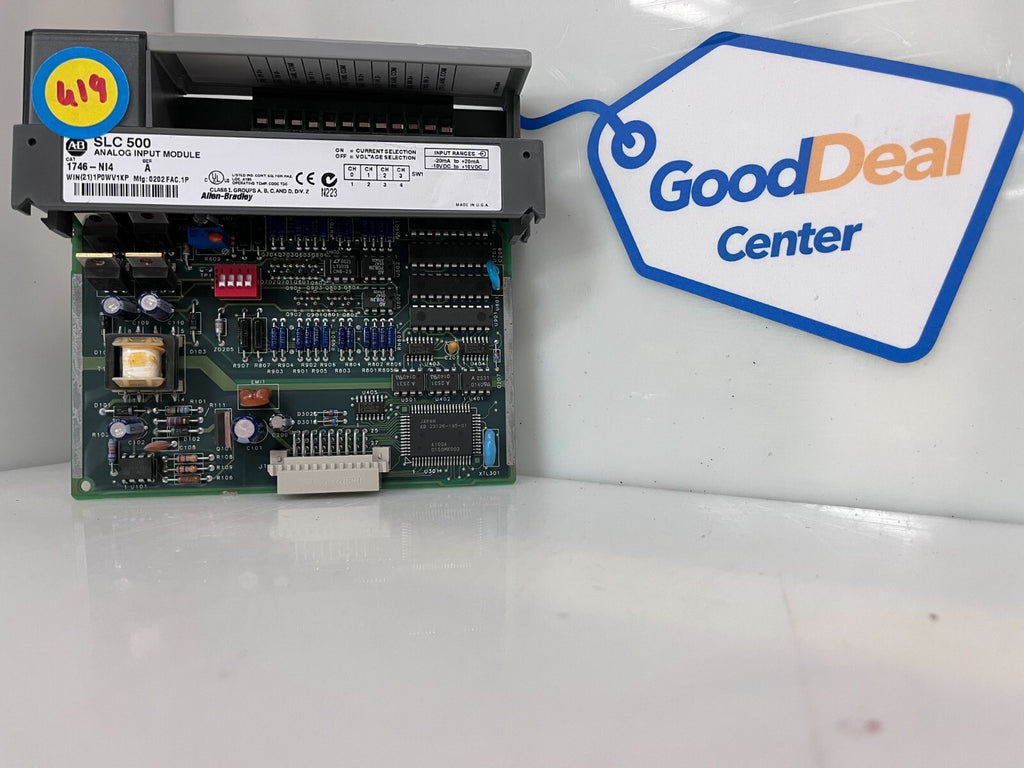 Allen-Bradley 1746-NI4 Ser A SLC 500 Analog Input Module 1746NI40
