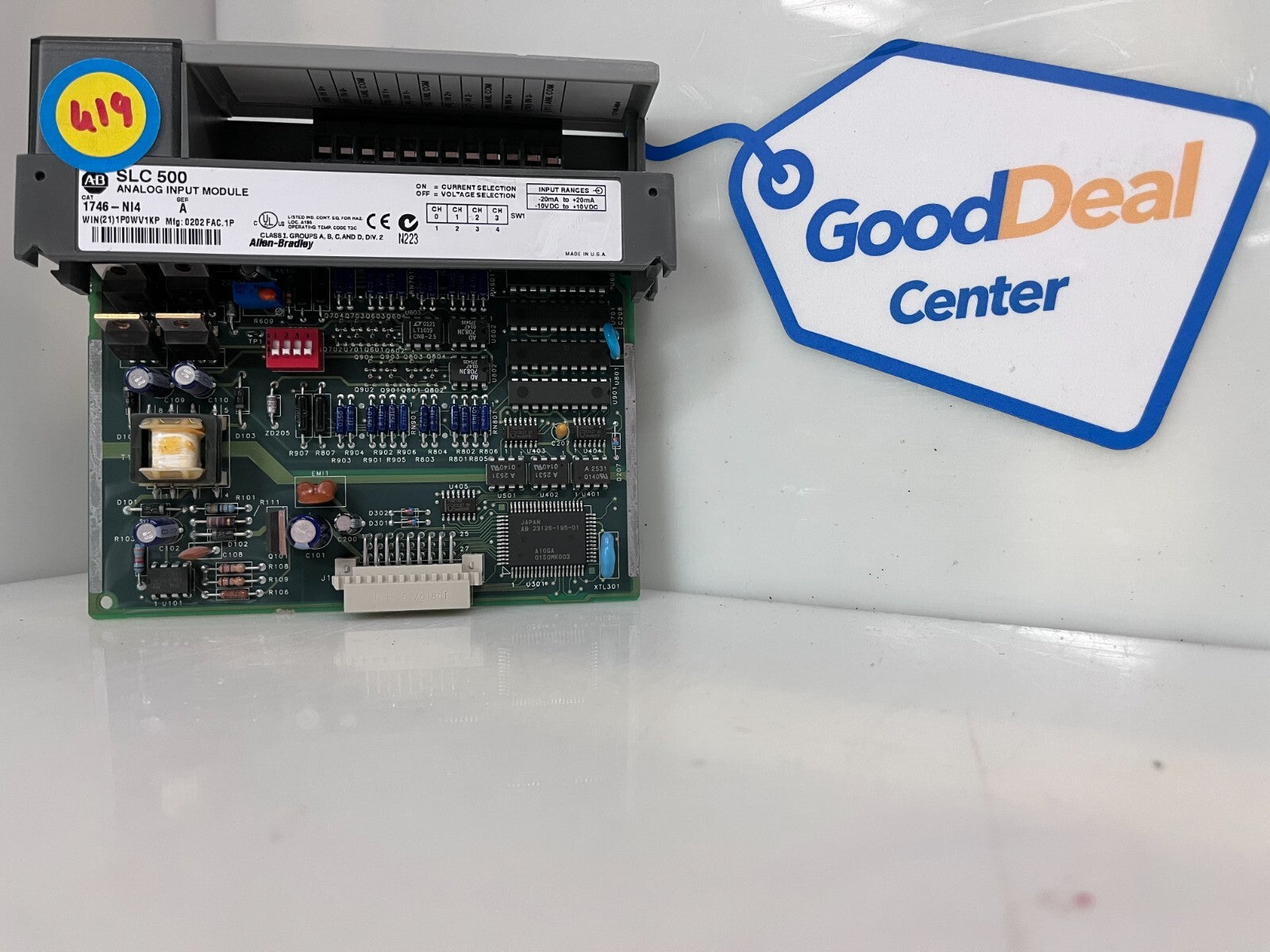 Allen-Bradley 1746-NI4 Ser A SLC 500 Analog Input Module 1746NI40