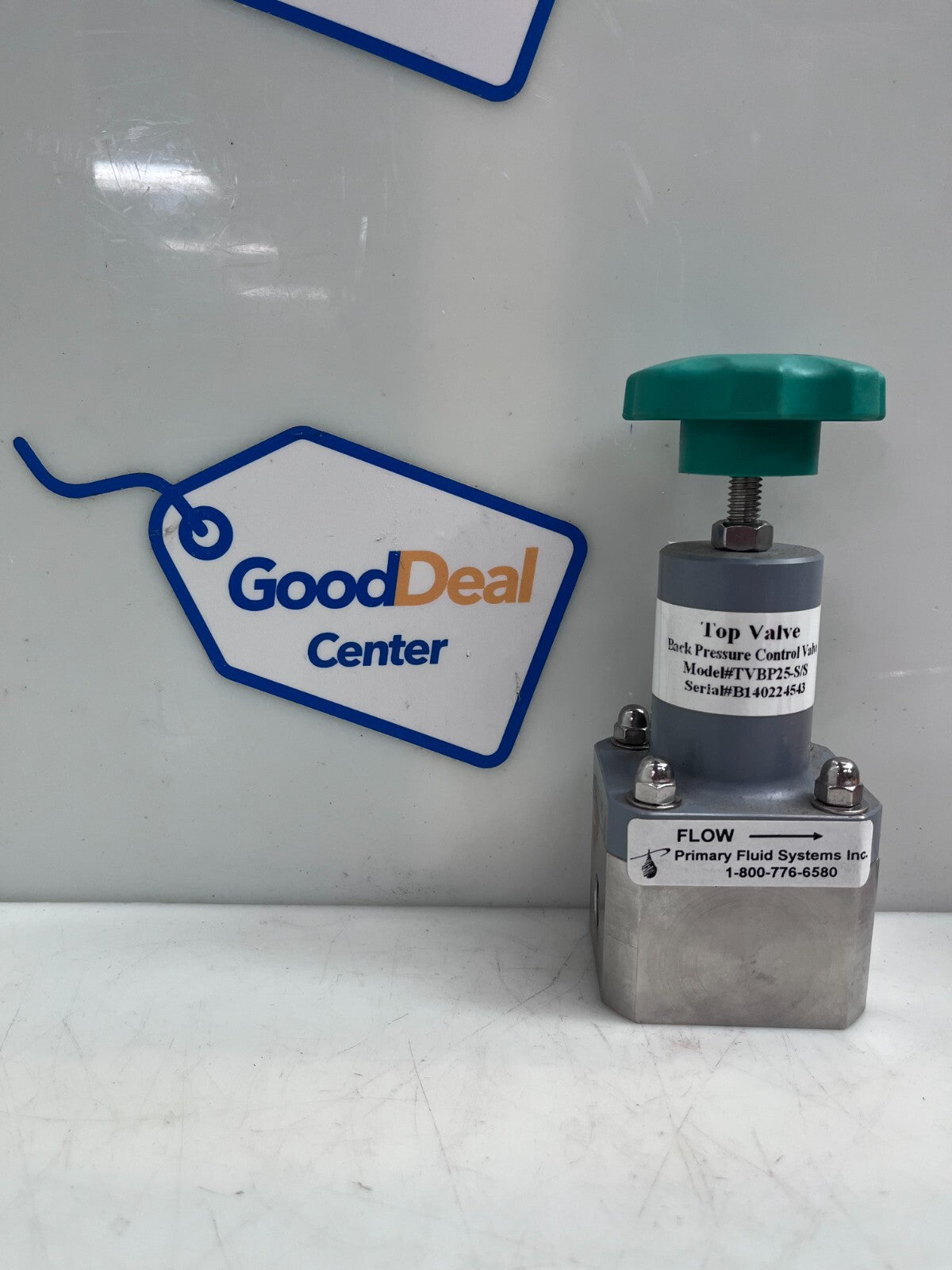 PRIMARY FLUID SYSTEMS TVBP25-S/S Back Pressure Control Valve B140224543