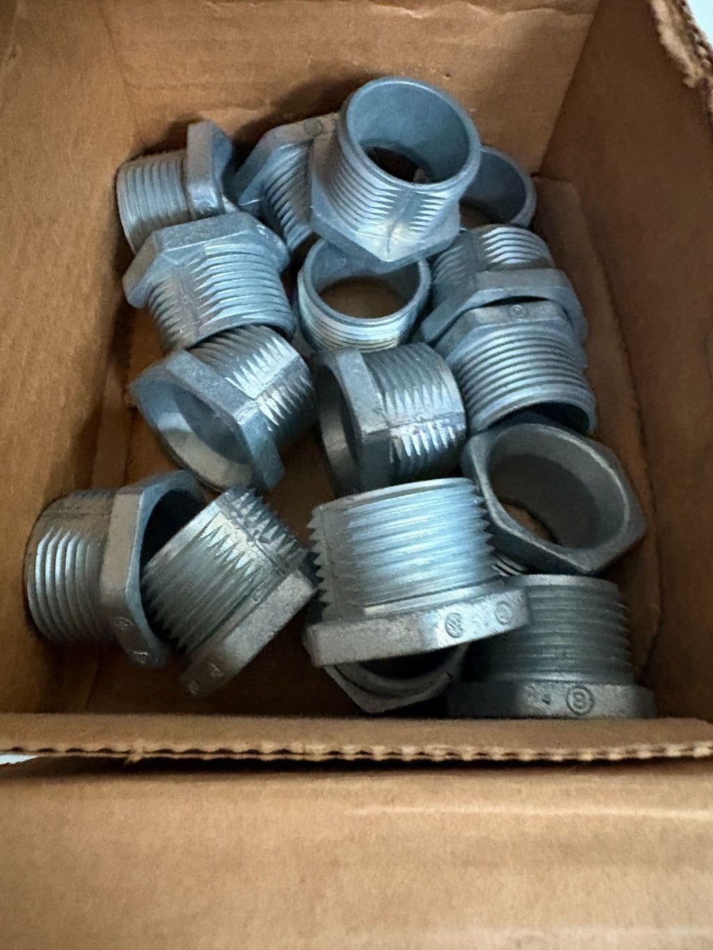 BRIDGE PORT FITTING DIE CAST ZINC 1" CHASE NIPPLE #1104-DC 16 IN BOX