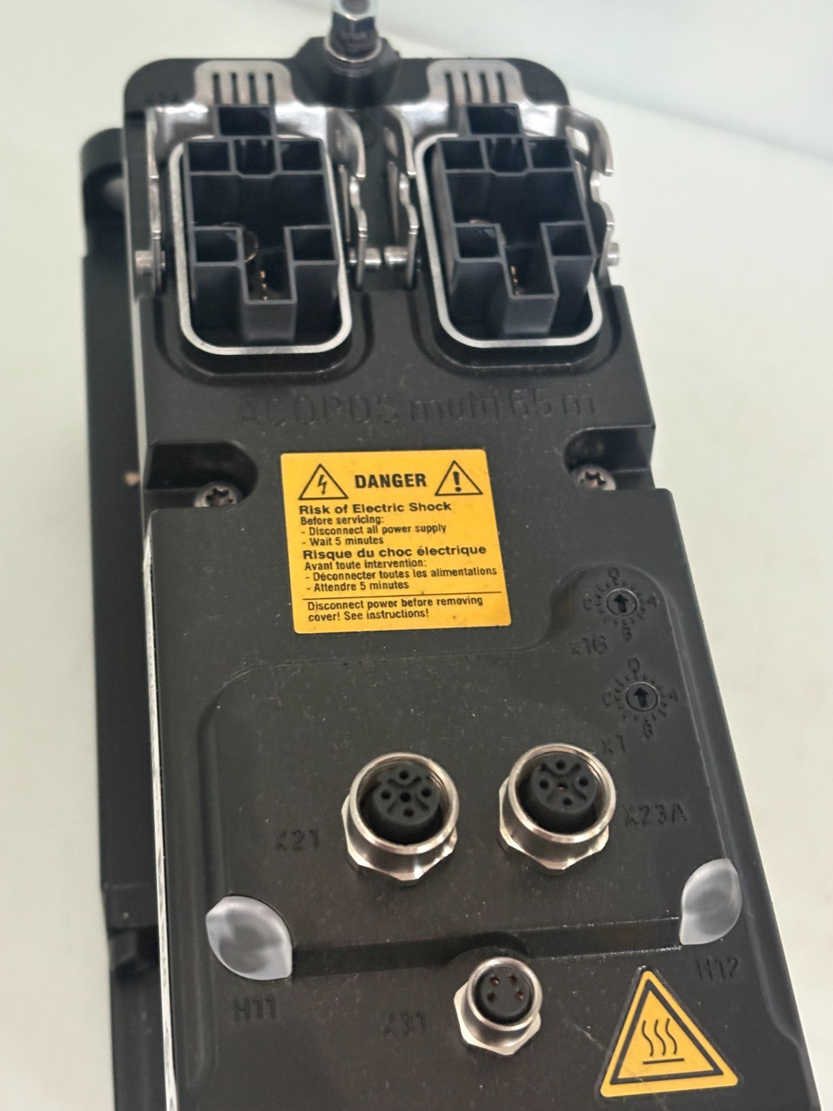 ABB B&R AUTOMATION SERVO MOTOR 8LMA44.DA022C000.0 REV. C0 W/ 8DI44S.DA0227000-15