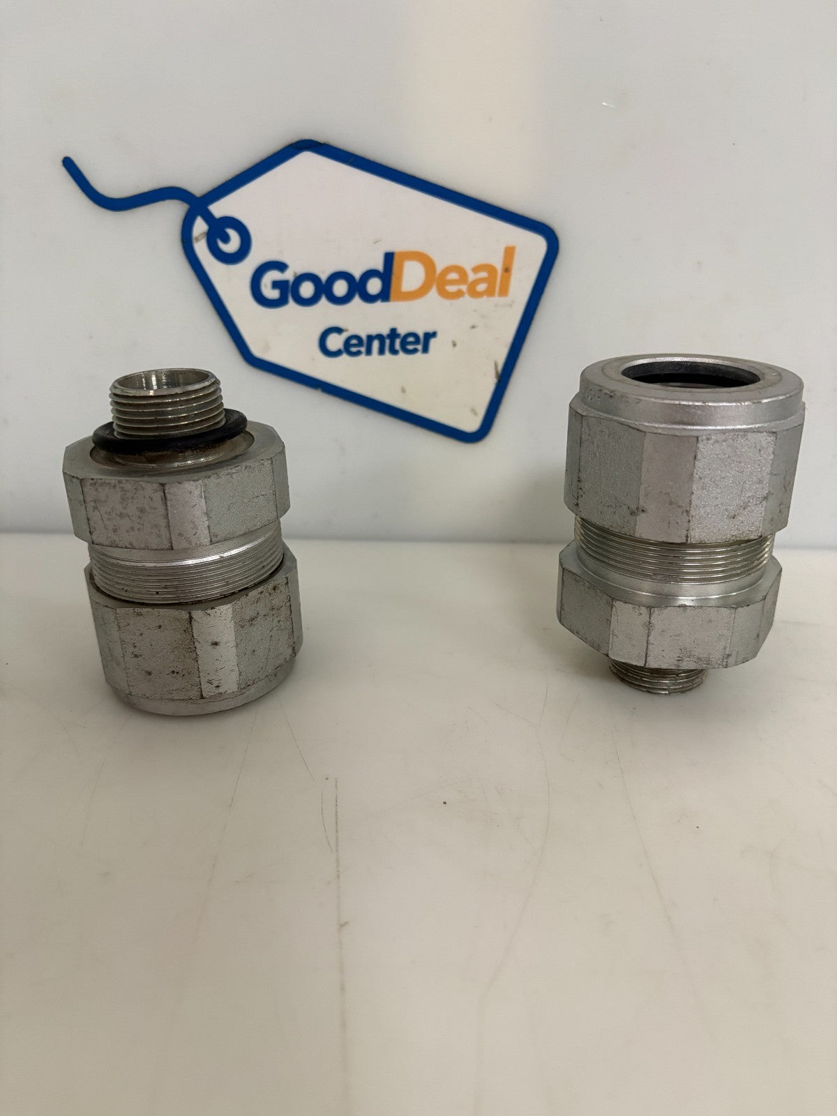 LOT OF 2 EATON CABLE FITTING TECK075-60