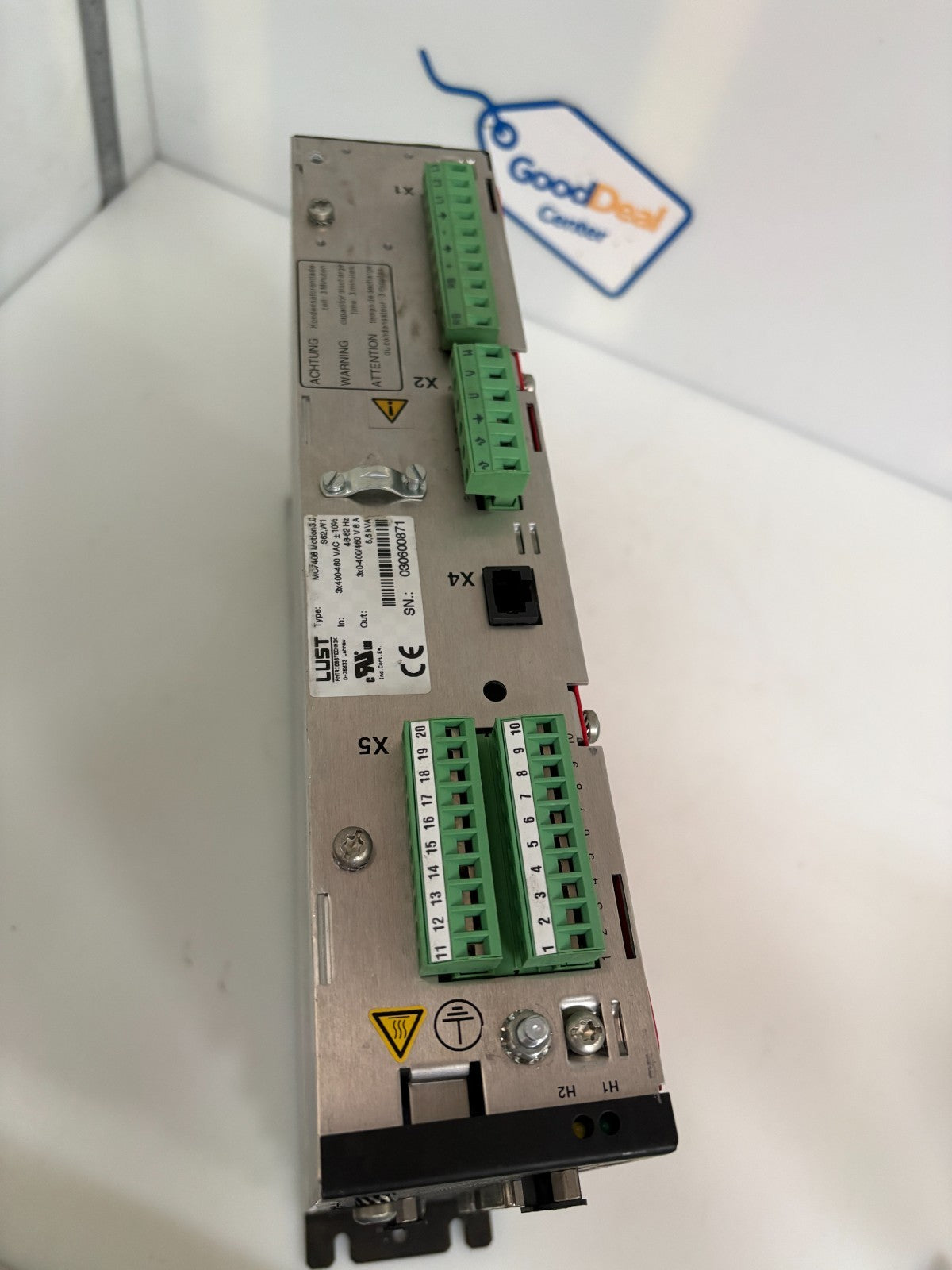 LUST SERVO DRIVE MC7408 MOTION 3.0. S62.W1